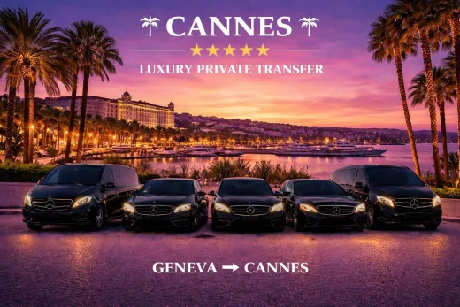 Geneva to Cannes Private Chauffeur